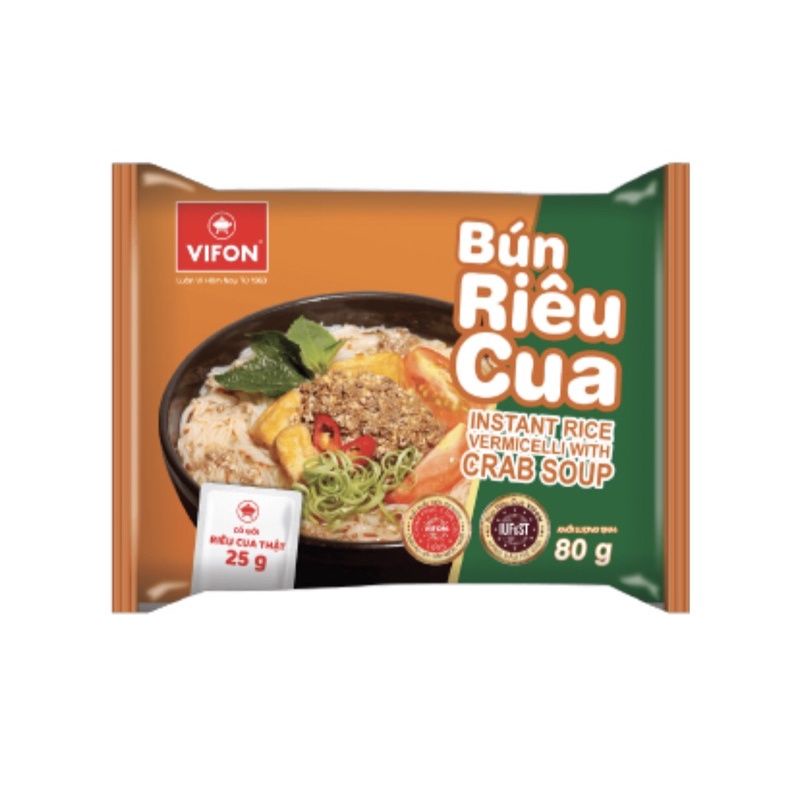 Bún riêu cua Vifon  80g