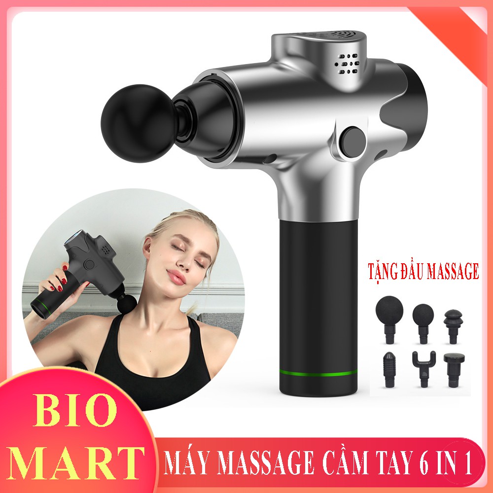 MÁY MASSAGE CẦM TAY TRỊ LIỆU – MÁY MASSAGE RUNG 20 CẤP ĐỘ BẢO HÀNH 12 THÁNG – BIO108A