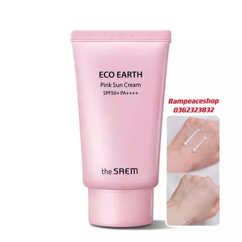 Kem Chống Nắng The Saem Eco Earth Power SPF50+/PA++++ 50g - Mẫu mới