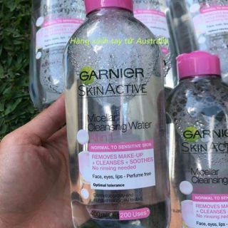 Nước tẩy trang Garnier úc