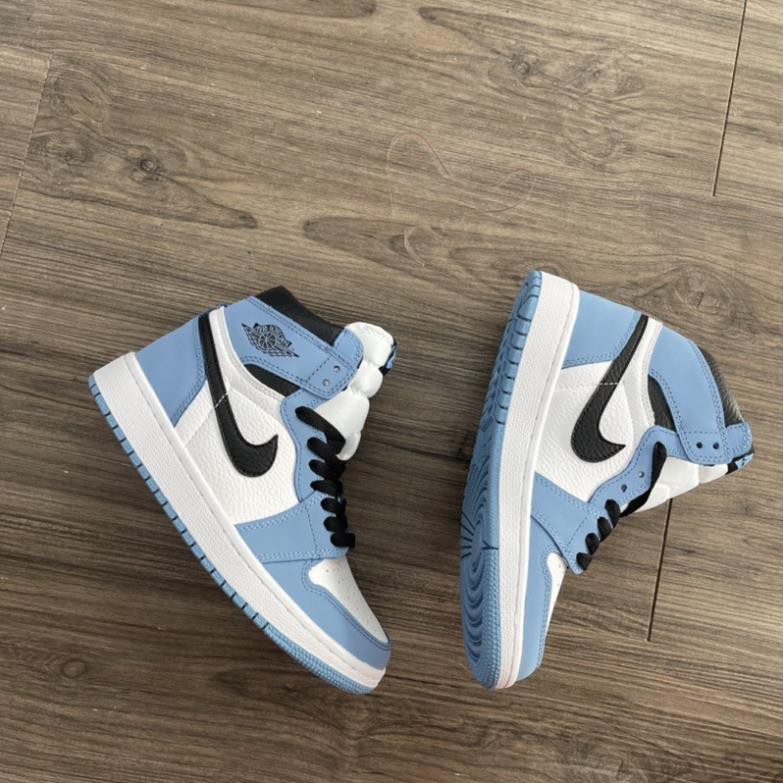 Giày Air Jordan Cao Cổ, Giày JD1 xanh da trời baby cao cổ mới | BigBuy360 - bigbuy360.vn