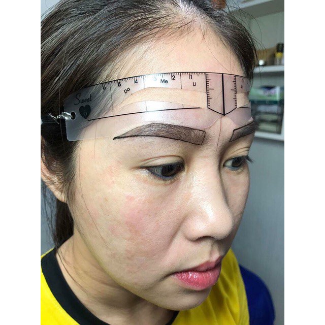 Khuôn mày 8 dáng Beauty Makeup - Khuân kẻ vẽ mày Thái gồm 1 bộ 8 dáng đẹp chuẩn master