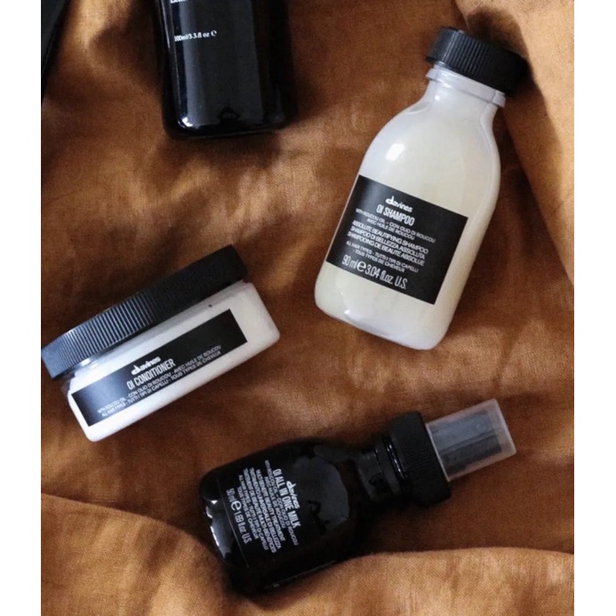 Bộ gội xả hấp Davines 𝐎𝐈 𝐇𝐀𝐈𝐑 𝐁𝐔𝐓𝐓𝐄𝐑 mini du lịch 75ml