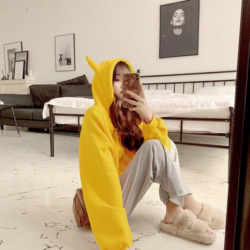 Áo hoodie tai thỏ