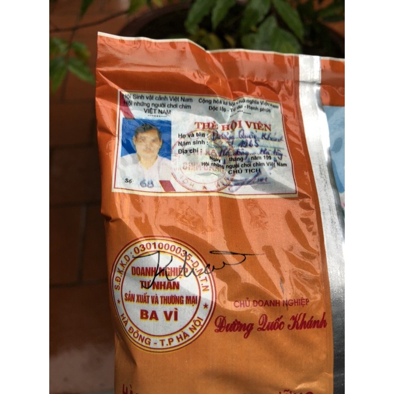 Cám trứng Ba Vì  thức ăn chim cảnh - Mồi câu cá