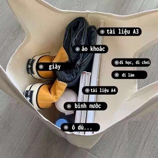 Túi tote vải canvas Đẹp Cực Hot dành cho nữ
