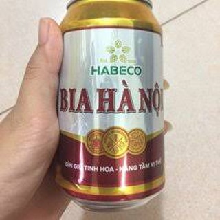 (HCM) Lẻ 1 lon bia Hà Nội 330 ml
