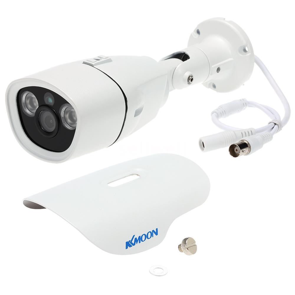 KKmoon  1080P 2.0MP AHD Bullet CCTV Camera 3.6mm 1/3’’ CMOS 2 Array IR LEDs Night Vision IR-CUT Rainproof Indoor Outdoor