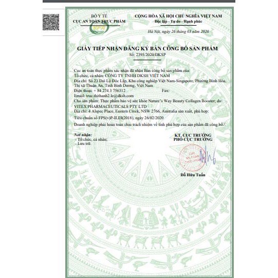 Collagen viên Nature's Way Beauty Collagen Booster 60 viên