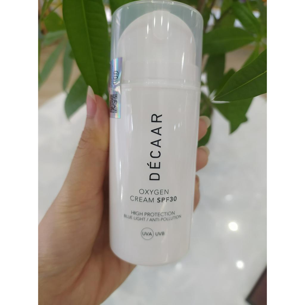 Kem chống nắng dẫn xuất oxy tươi Decaar Oxygen Cream SPF30 100ml - Mecskincare