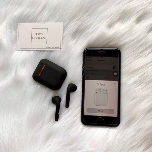 Tai nghe bluetooth wireless 5.0 V11,mở nắp nhận kết nối, hàng chính hãng , âm thanh sống động