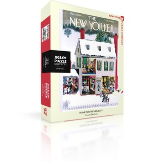 Bộ xếp hình 500 miếng jigsaw new york puzzle company - home for the holidays - nypc017