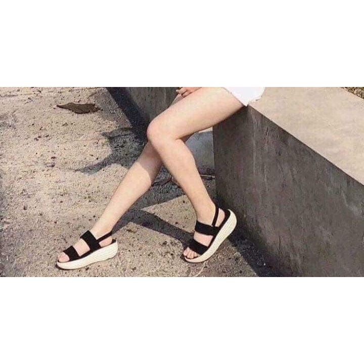 Dép bánh mì nữ Thái Lan quai ngang đế xuồng