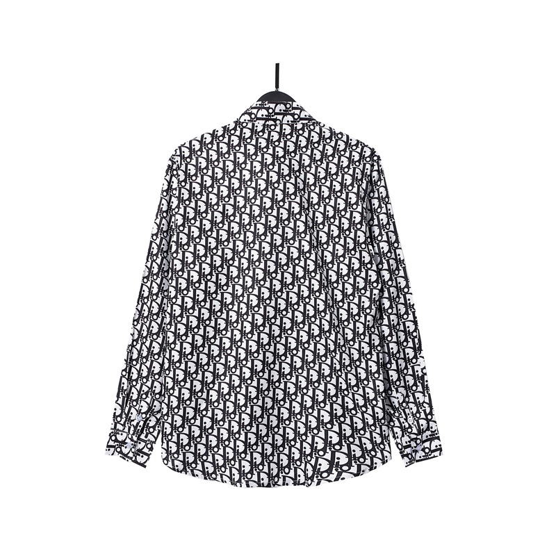 Áo Sơ Mi Tay Dài In Logo DIOR Thời Trang Mùa Thu Chất Lượng Cao Cho Nam