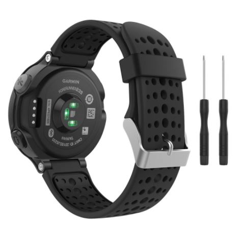 Dây Thay thế đồng hồ thông minh bằng silicon mềm chuyên dụng cho Garmin Forerunner 235-SKU-DAY235-va