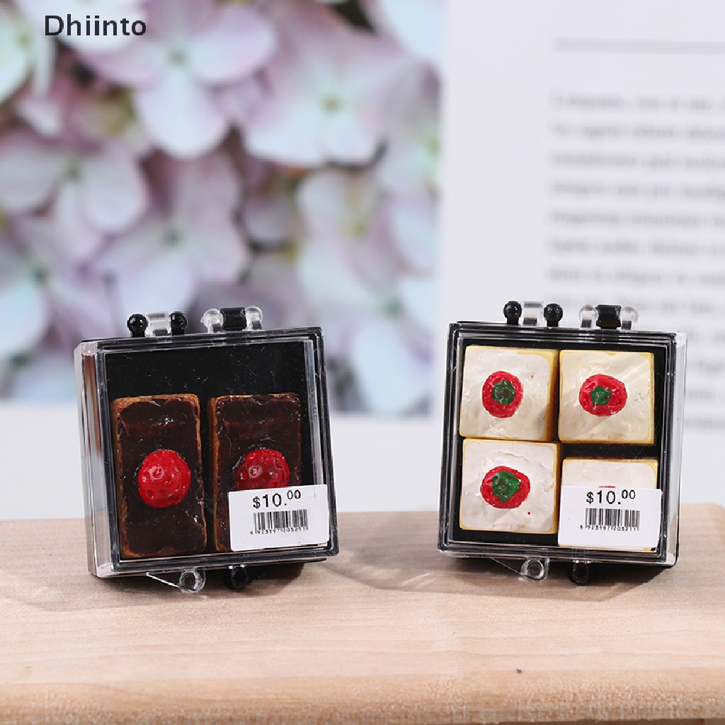 Bộ Mô Hình Bánh Ngọt / Socola / Việt Quất / Dâu Tây Mini BJD