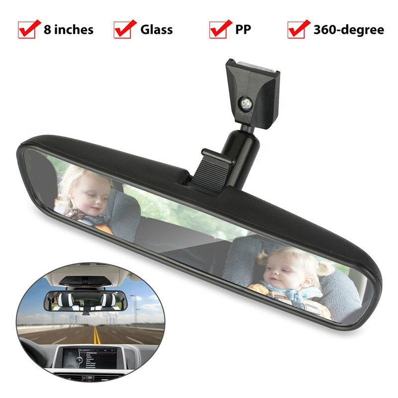 Kính chiếu hậu cỡ 20.32 cm xoay 360 độ thích hợp cho xe hơi