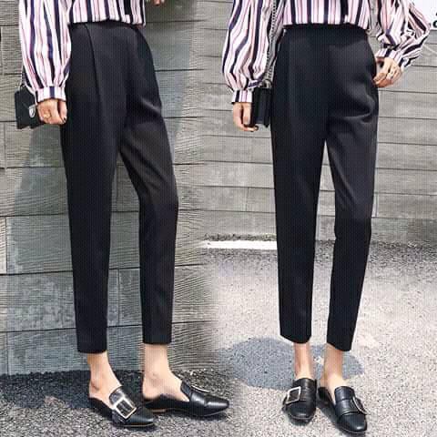 Quần baggy vải