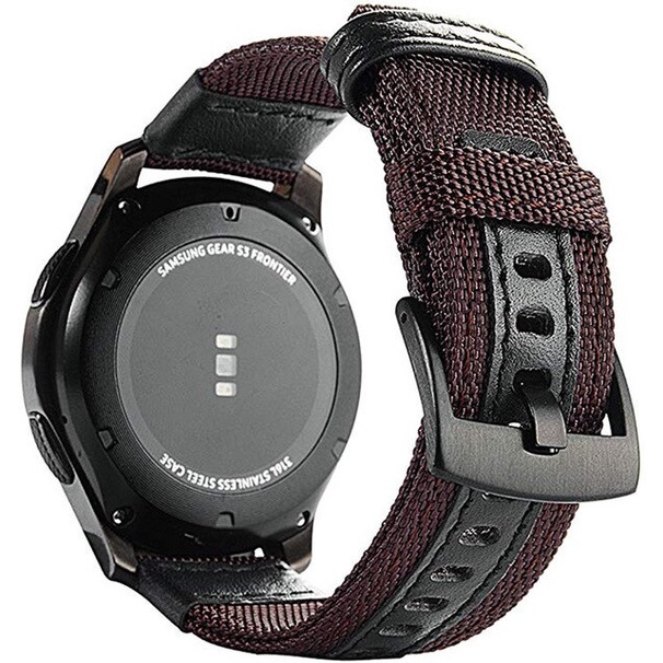 Dây Đeo Nylon Cho Đồng Hồ Thông Minh Huami Amazfit Gtr 42 / 47 / Galaxy Forerunner 245 645 Huawei Watch Gt 2e