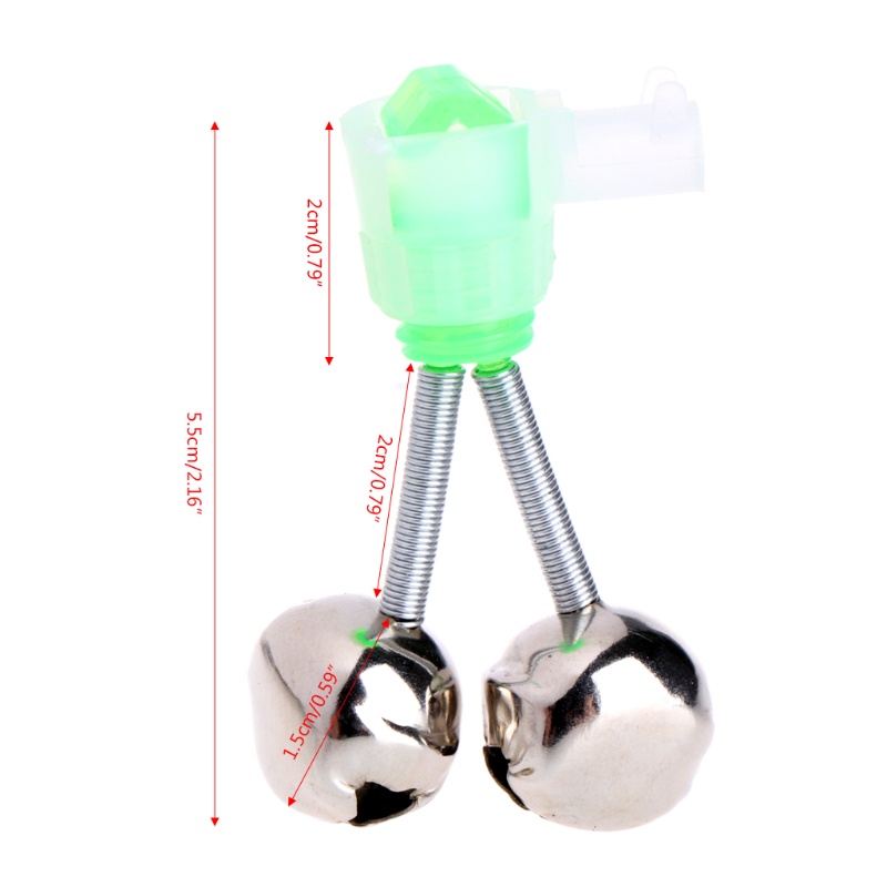 Chuông Đôi Báo Cá Cắn Câu Gắn Cần Câu Tiện Dụng