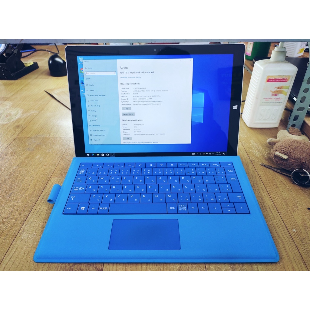 Máy Tính Bảng Laptop Microsoft Surface Pro 3, Màn Hình Cảm Ứng 2K, Kèm Bàn Phím + Nguồn Sạc