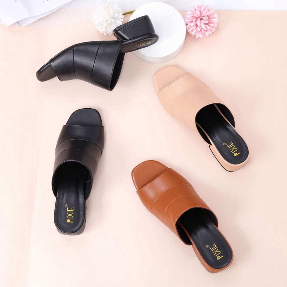 Guốc Cao Gót 3cm Bản Ngang X624