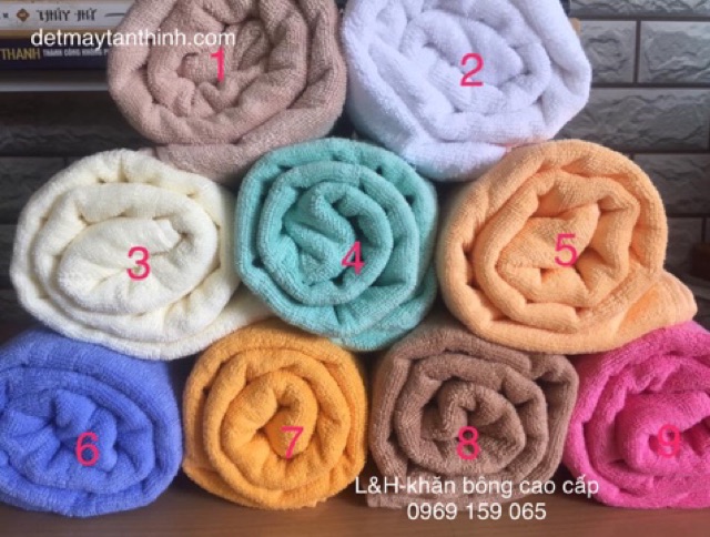 Khăn tắm cotton xuất dư, kt 70*140cm, nặng 320g