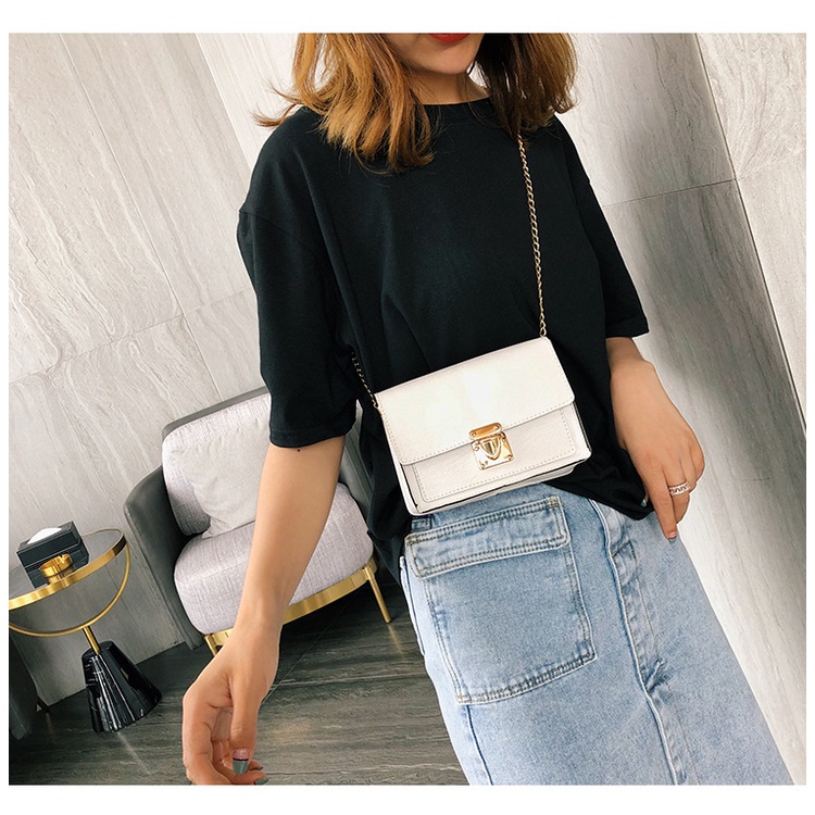 Túi đeo chéo Hàn Quốc nữ đẹp có khóa S3 T101