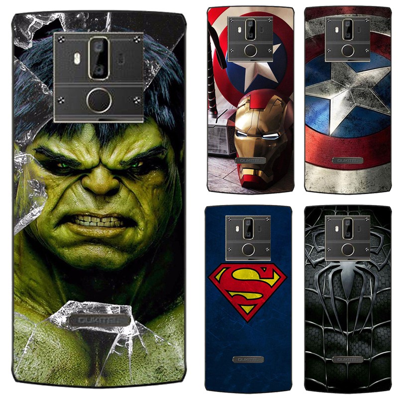 Ốp Lưng Silicone Tpu Mềm Hình Siêu Anh Hùng Marvel Cho Oukitel K7 Power Pro K 7