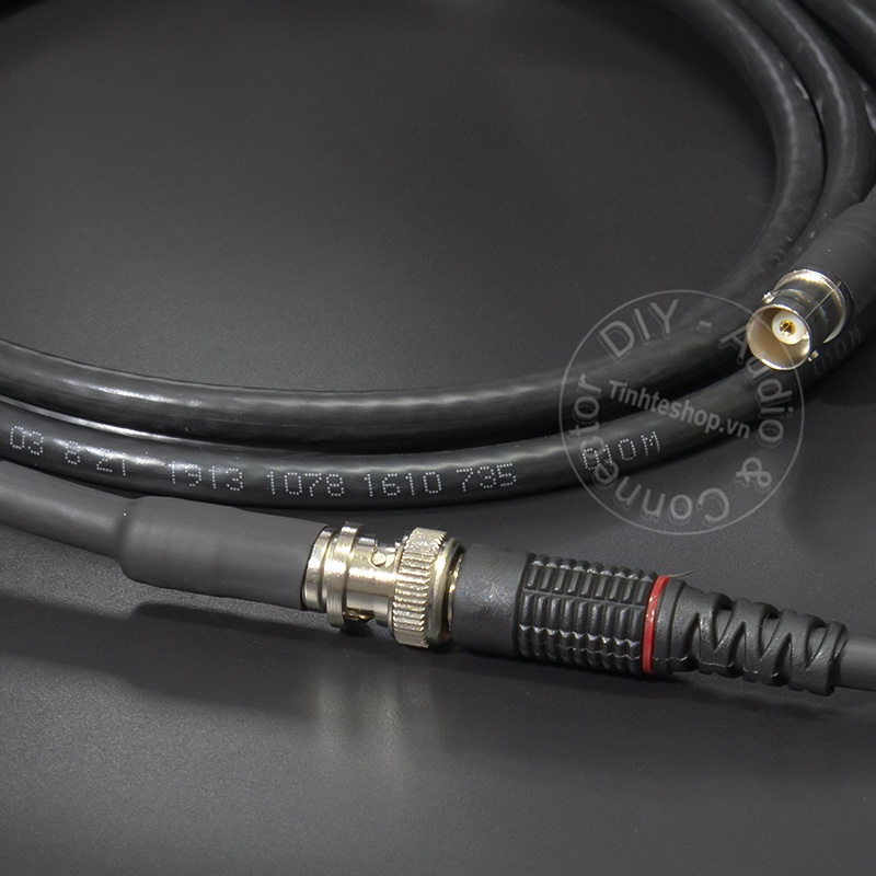 Dây BNC đực cái DIY 0.2 đến 5 mét - BNC male to female cable