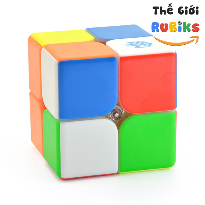 Rubik GAN 249 V2 M 2x2 Có Nam Châm - Siêu phẩm GAN249 M V2 Sticker &amp; Stickerless