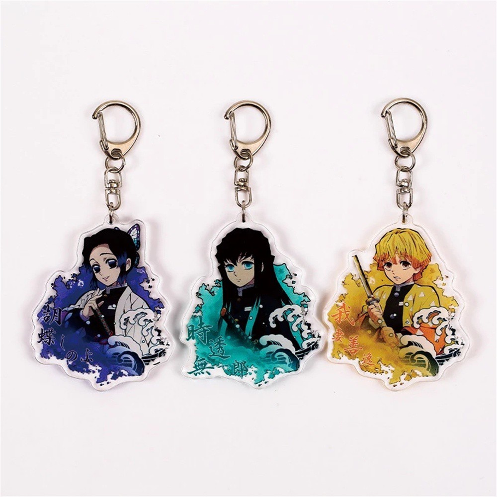 Móc khóa acrylic nhân vật Kamado Nezuko Tanjirou Kimetsu No Yaiba dễ thương
