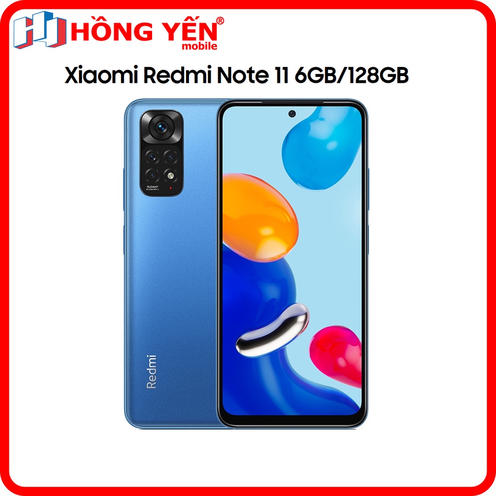 Điện thoại Xiaomi Redmi Note 11 6GB/128GB - Hàng Chính Hãng Digiworld - Bảo Hành 18 Tháng