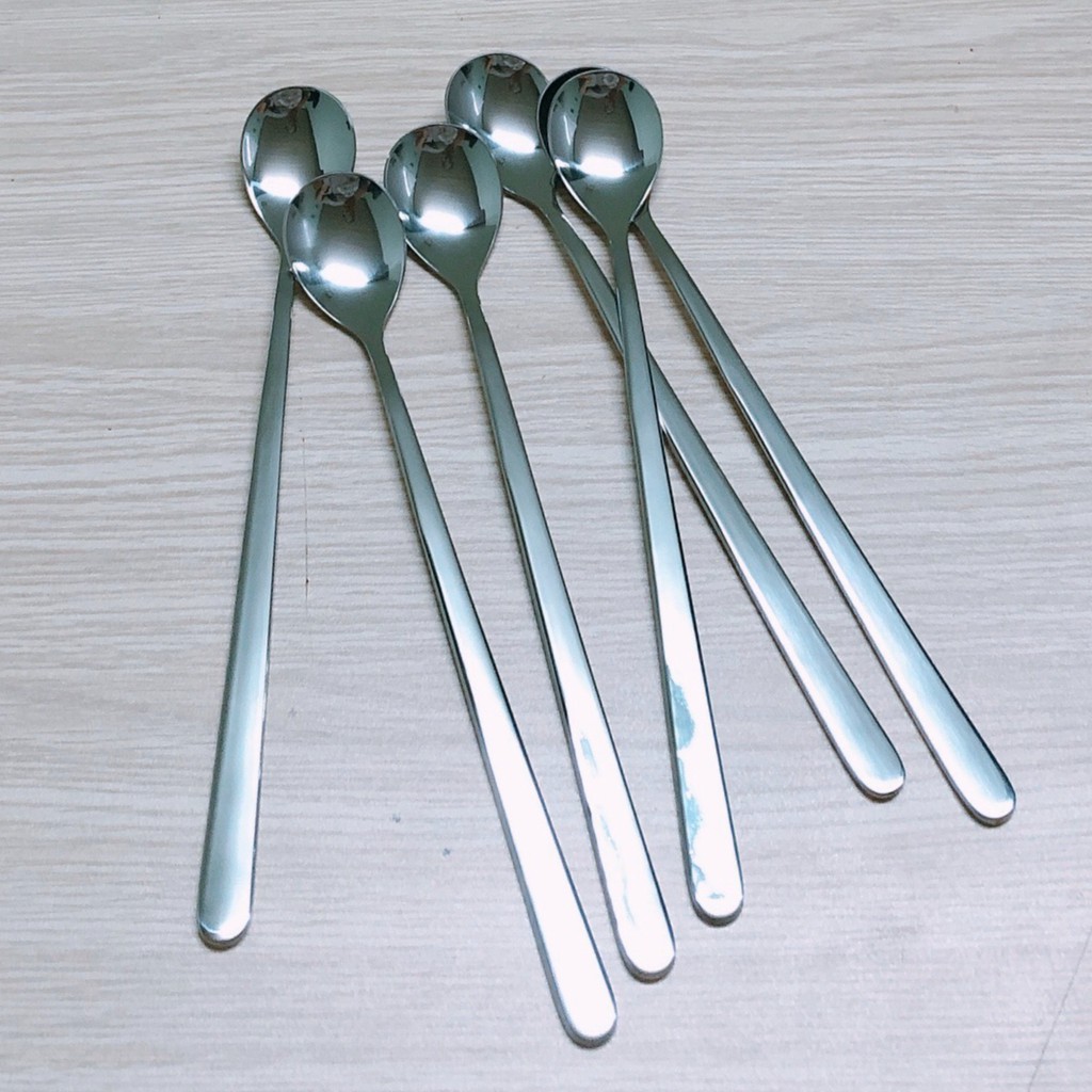 Muỗng Cafe Đá dài 20cm - Inox cao cấp không gỉ sáng bóng - Hiệu TH