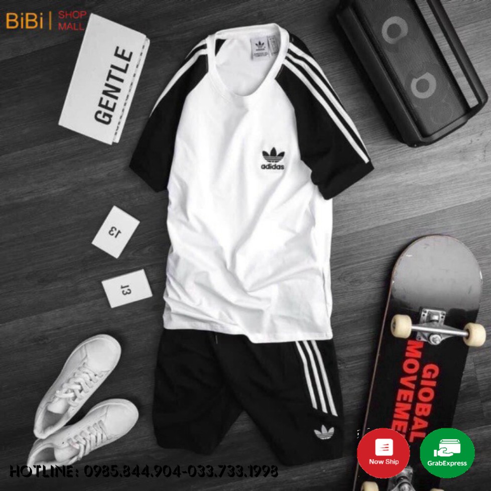 [ẢNH THẬT]Đồ Bộ Nam, Bộ Hè Nam Thể Thao Tay Kẻ 3 Vạch