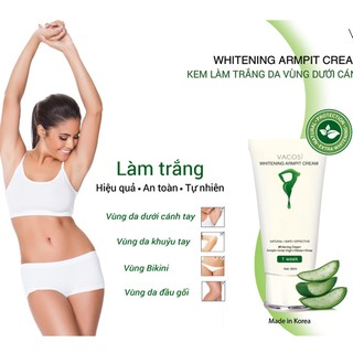 Kem làm trắng vùng da dưới cánh tay Vacosi Whitening Armpit Cream 30ml