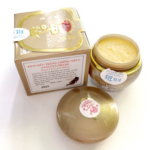 Kem sâm LULAN JINA loại 1 xoá nám tàn nhang siêu trắng chống nhăn dưỡng da căng bóng (40g)