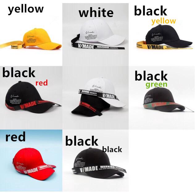Korean hip-hop style printed cap