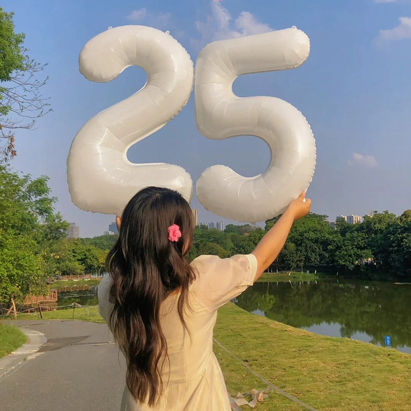 Bong Bóng CR1 Kích Thước 0-9 32 Inch Màu Trắng / Đen