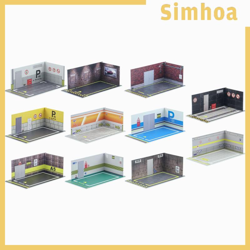 Mô Hình Phong Cảnh Bãi Đậu Xe Hơi Diorama 1/24 Tự Làm
