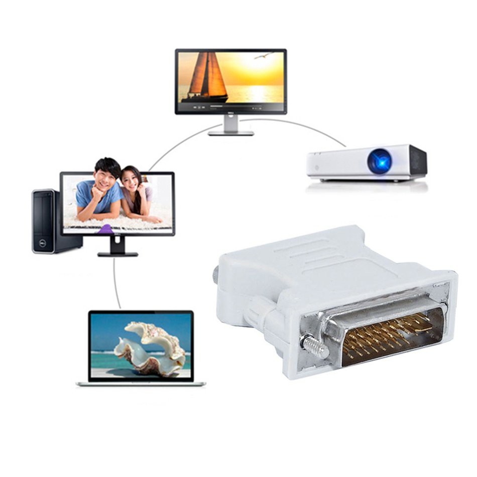 (Orb) Giắc Chuyển Đổi Từ Dvi Sang Vga Đực Sang Dvi / 24 + 5 Pin | BigBuy360 - bigbuy360.vn