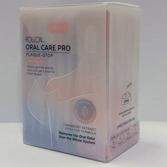 Bột Vệ Sinh Răng Miệng Cature Oral Care Pro Cho Chó Mèo Thơm Miệng Loại Bỏ Mảng Bám Trộn Vào Thức Ăn Cận date 24/09/202