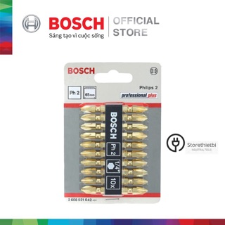 Đầu vặn vít ngắn bosch ph2-65mm