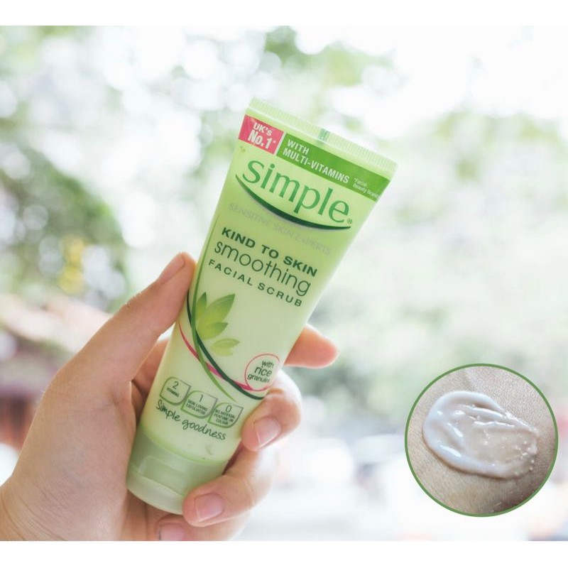 Tẩy Tế Bào Chết Simple Kind To Skin Soothing Facial Scrub