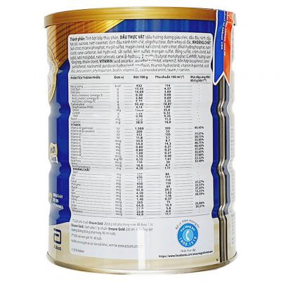 Sữa bột Ensure gold 850g [Date 2023]