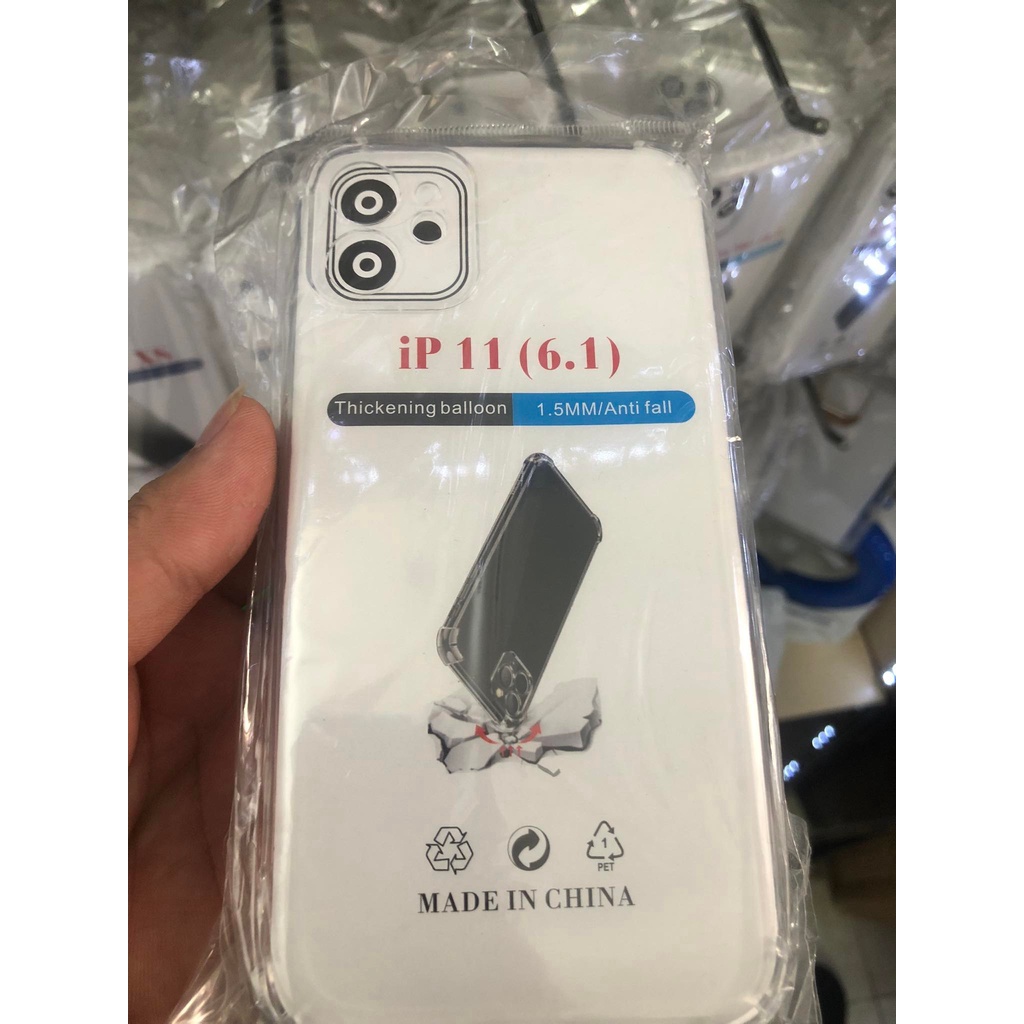 Ốp Lưng Silicon Chống Sốc  Dẻo Dày 1.5MM Trong Suốt Đủ Các Dòng IP