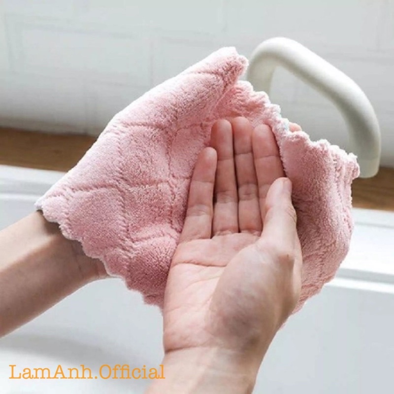 Bộ 10C Khăn lau đa năng giá rẻ Mix màu ngẫu nhiên Loại 1 xịn