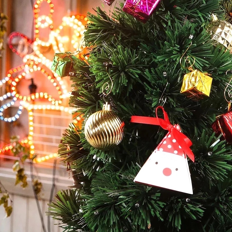Set 20 Móc Treo Hình Chữ S Nhiều Màu Dễ Thương Trang Trí Cây Thông Noel