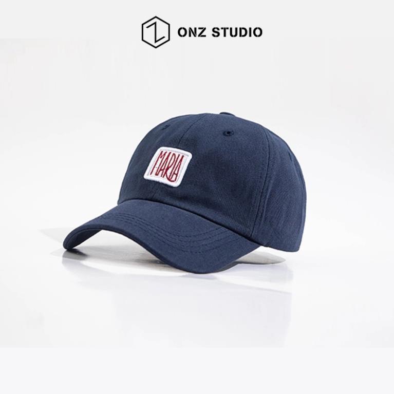 Nón kết ONZ cotton - Mũ lưỡi trai nam nữ Maria trơn phong cách hiphop cá tính năng động MLT01 - Onz Studio Xịn