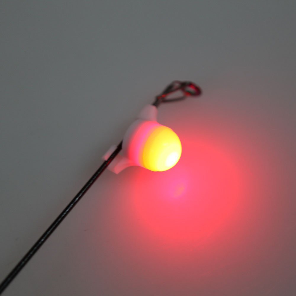 『NEW』-Night Fishing Bite Alarm Intelligent Lights Fishbowl Clip Waterproof Alert with 4g White Lithium Battery